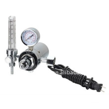 electrically heated regulator flowmeter for co2